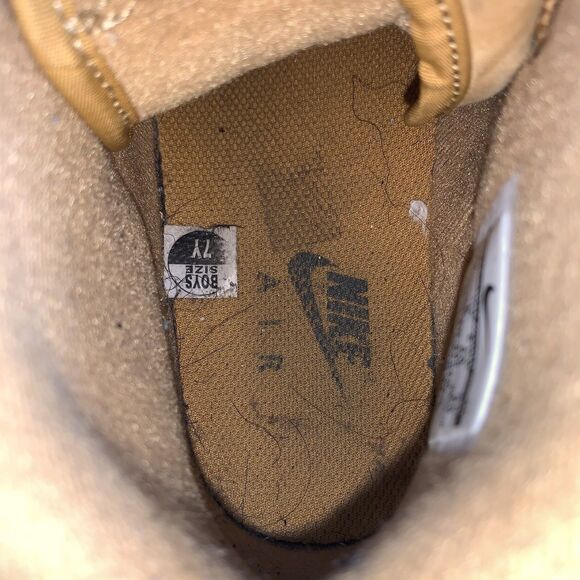 Nike Air Force 1 High 'Flax' Wheat Brown 922066-203 Boy’s 7Y - Picture 8 of 16